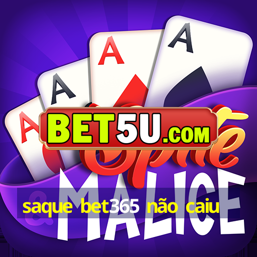 saque bet365 não caiu